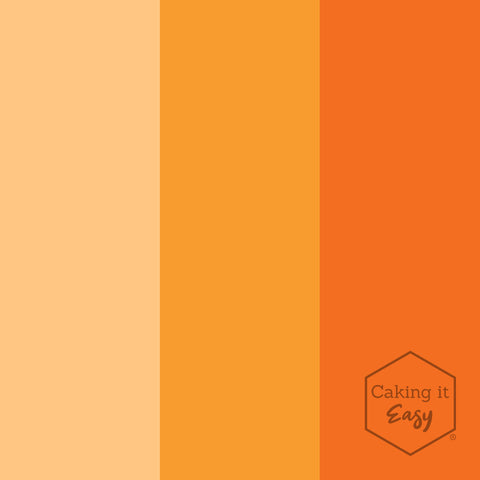 Fel Oranje / Bright Orange - tube gel kleurstof - 30 gram - Caking it Easy