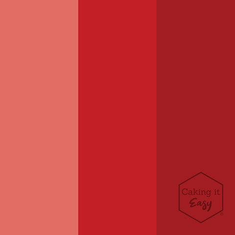 Fel Rood / Bright Red - tube gel kleurstof - 30 gram - Caking it Easy