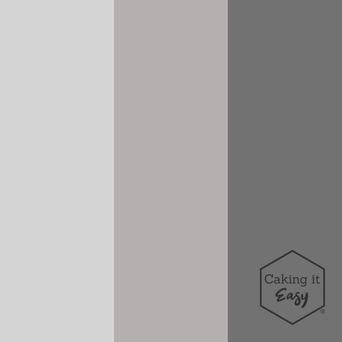Grijs / Cool Gray - tube gel kleurstof - 30 gram - Caking it Easy