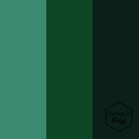 Bos Groen / Forest Green - tube gel kleurstof - 30 gram - Caking it Easy