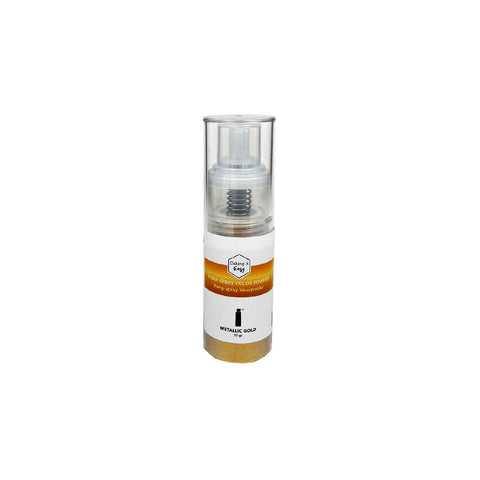Gouden glitter poeder spray / pompje 10 gram – Caking it Easy