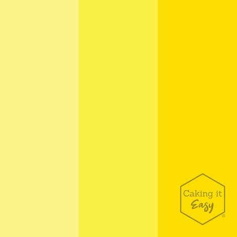Zonnebloem Geel / Sunflower Yellow - tube gel kleurstof - 30 gram - Caking it Easy