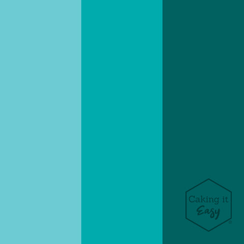 Turquoise - tube gel kleurstof - 30 gram - Caking it Easy
