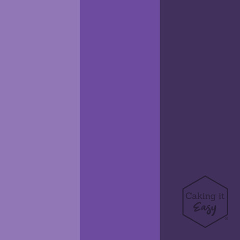 Violet Blauw / Violet Blue - tube gel kleurstof - 30 gram - Caking it Easy