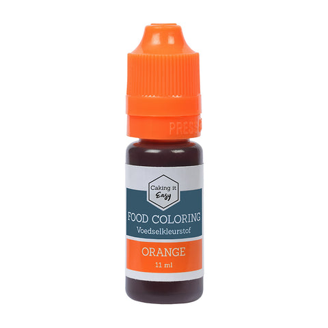 Voedingskleurstof Oranje 11 ml - Caking it Easy